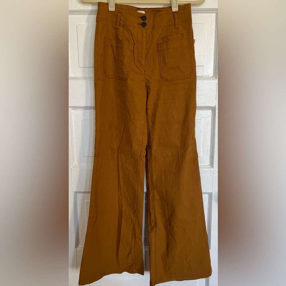 NWT Anthropologie Mauve brand High Rise Pants size 27